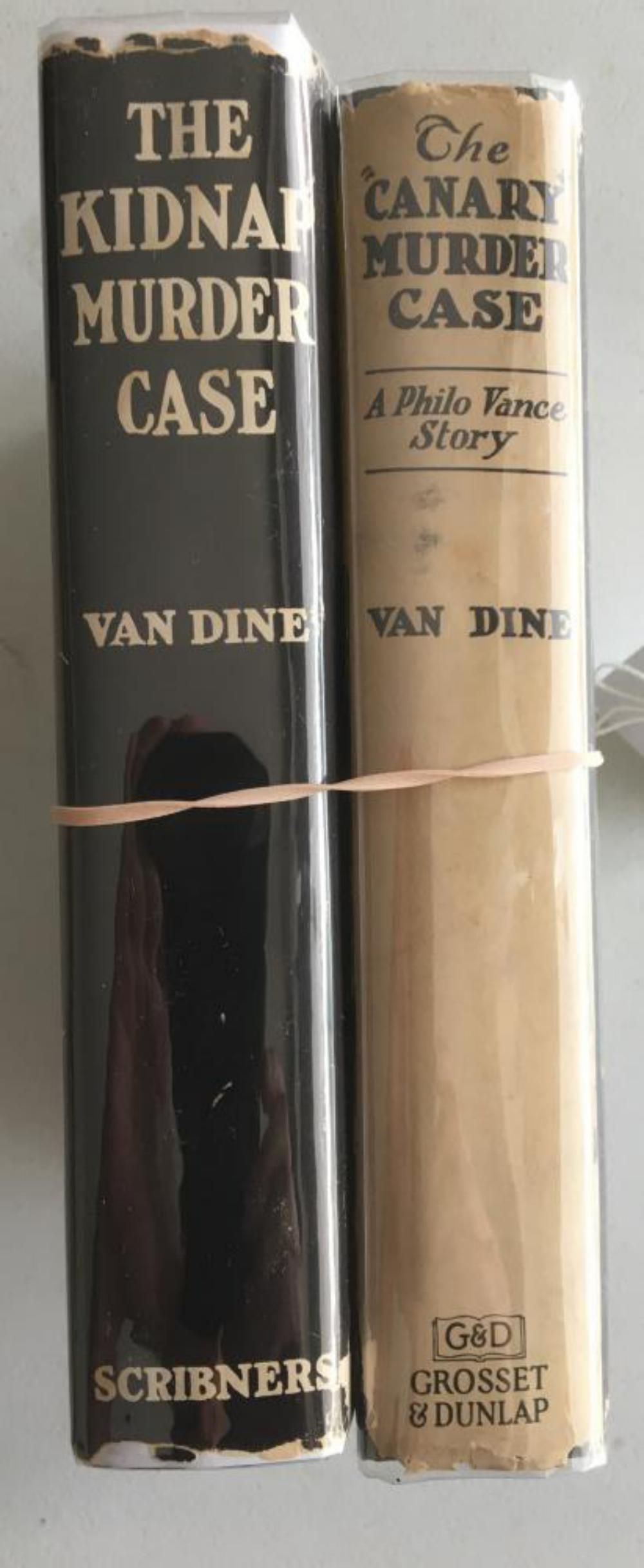 S. S. Van Dine. Lot of Two Volumes. (1 of 8)