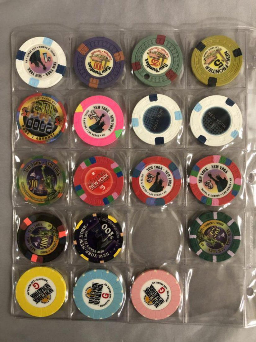 Casino Chip Lot. Letter "M & N". (1 of 10)