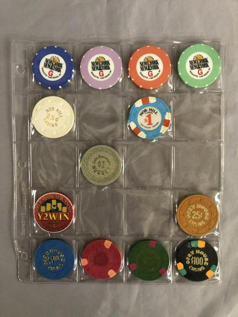 Casino Chip Lot. Letter "H, N-P". (1 of 20)