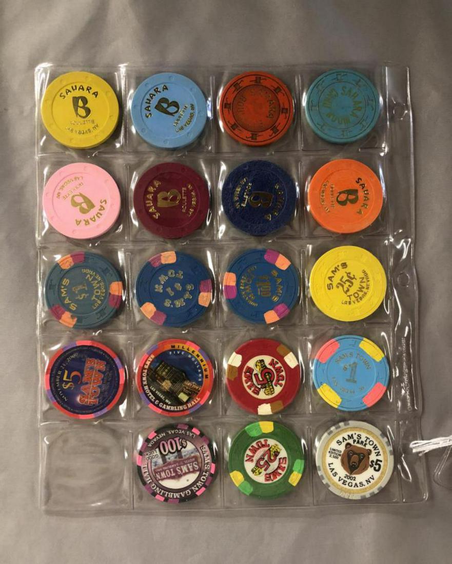 Casino Chip Lot. Letter "S". (1 of 6)