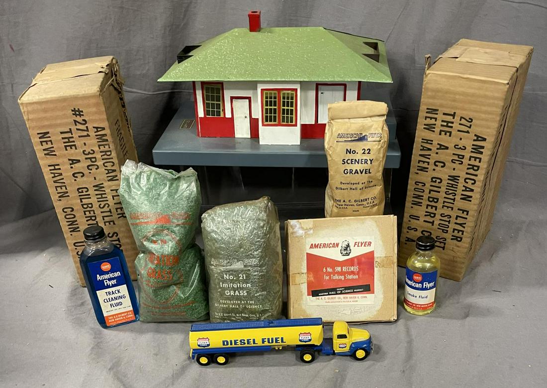 American Flyer S Ga Accessory and Box Lot (1 of 4)