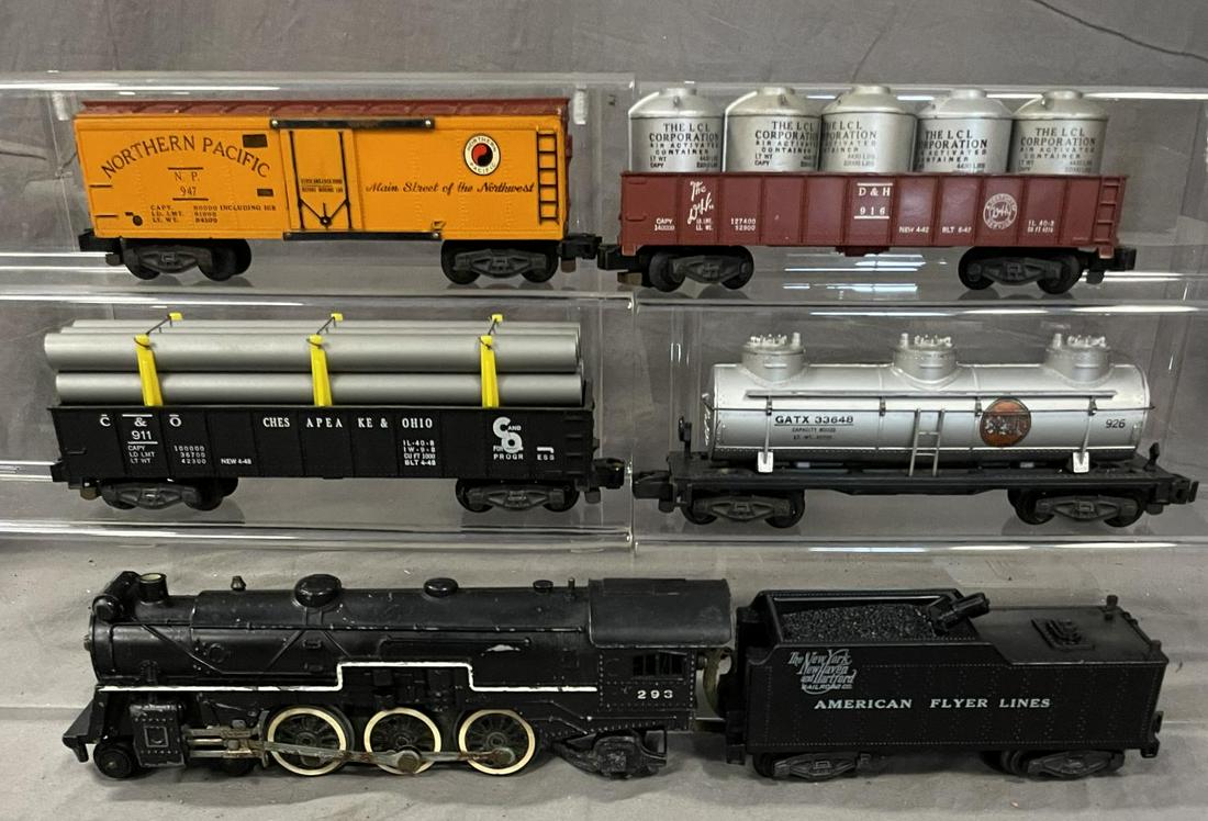 5Pc American Flyer Steam Freight (1 of 4)