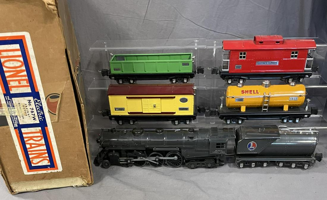 Super Boxed Lionel 763E Freight Set 767W (1 of 9)