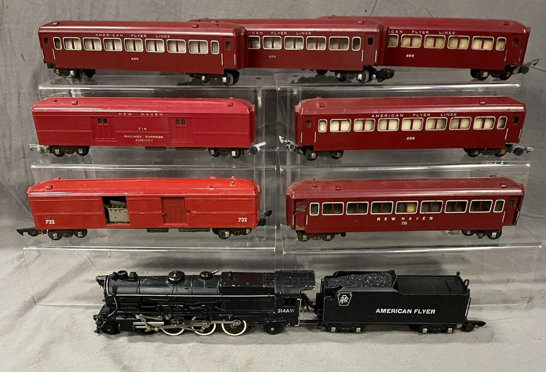 Large American Flyer 314AW Steam Passenger Set (1 of 7)