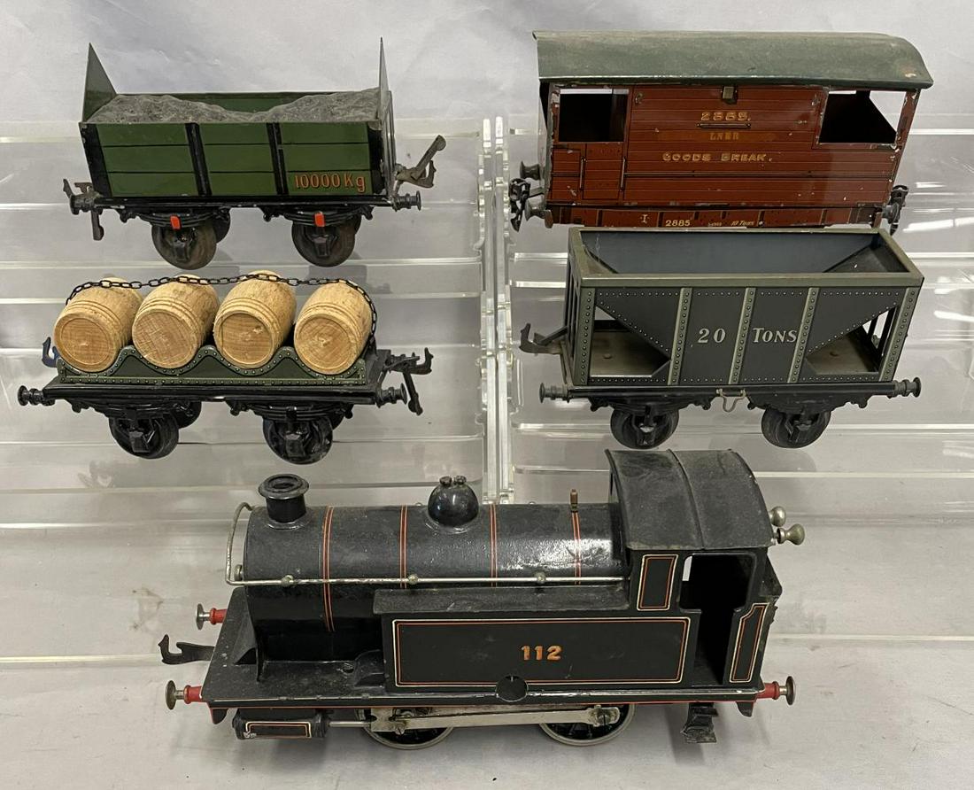5Pc Bing 1 Ga English Steam Freight Set (1 of 6)
