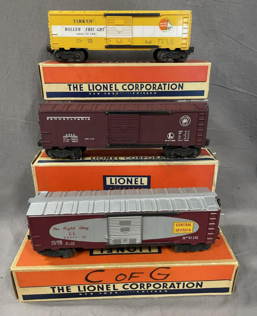 3 Boxed Lionel 6464 Boxcars (1 of 5)