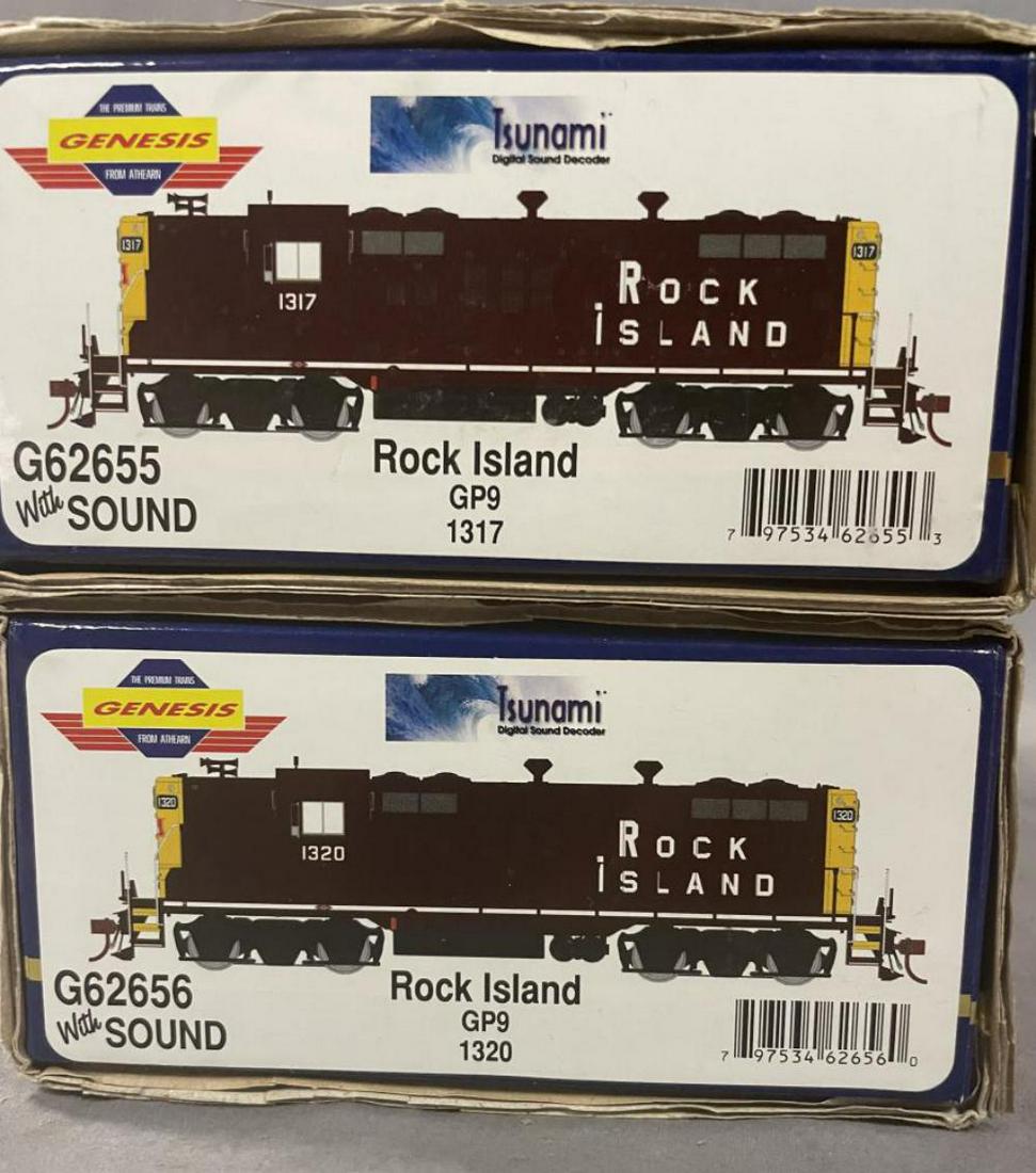 2 Boxed Athearn Genesis HO RI GP9 Diesels (1 of 1)