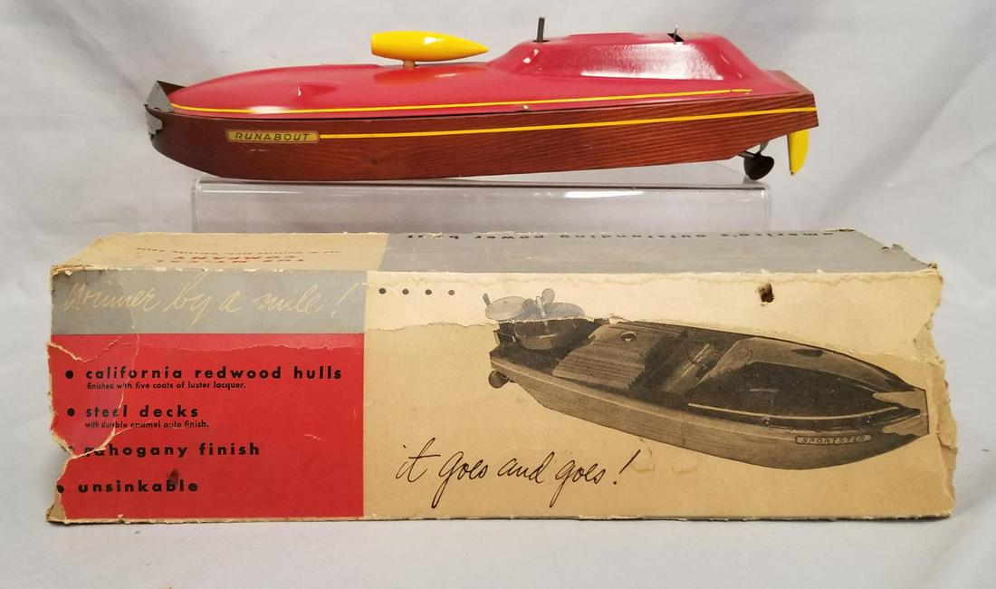 Liberty Playthings Runabout Clockwork Boat w/Box (1 of 11)