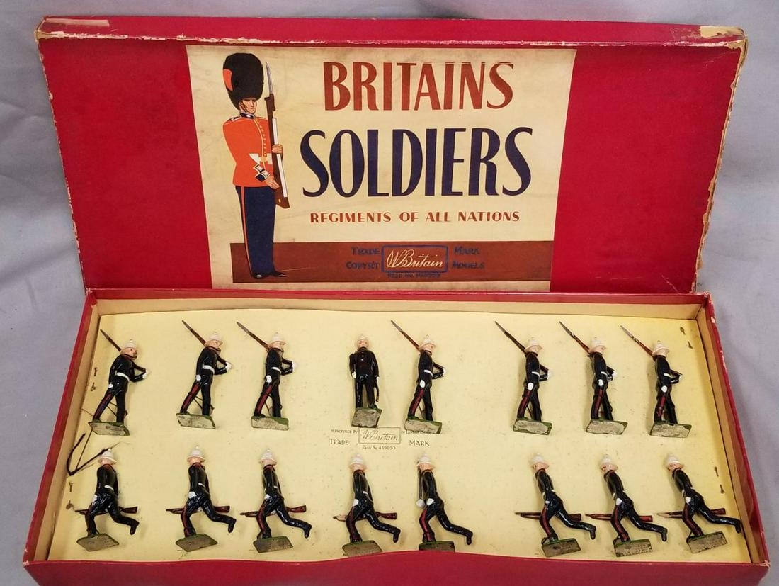 Britains Set #1284 Royal Marines Display. (1 of 5)