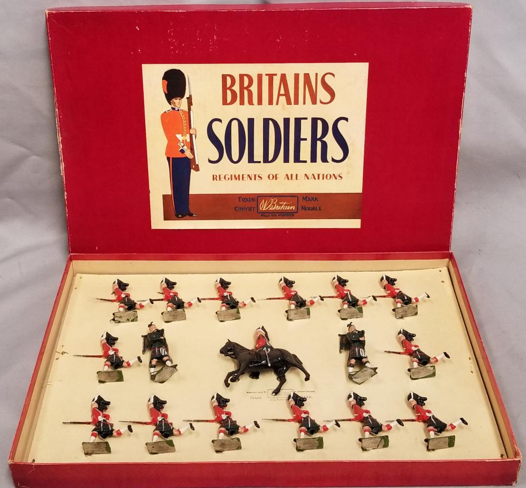 Britains Set # 2062 Seaforth Highlanders Display. (1 of 5)