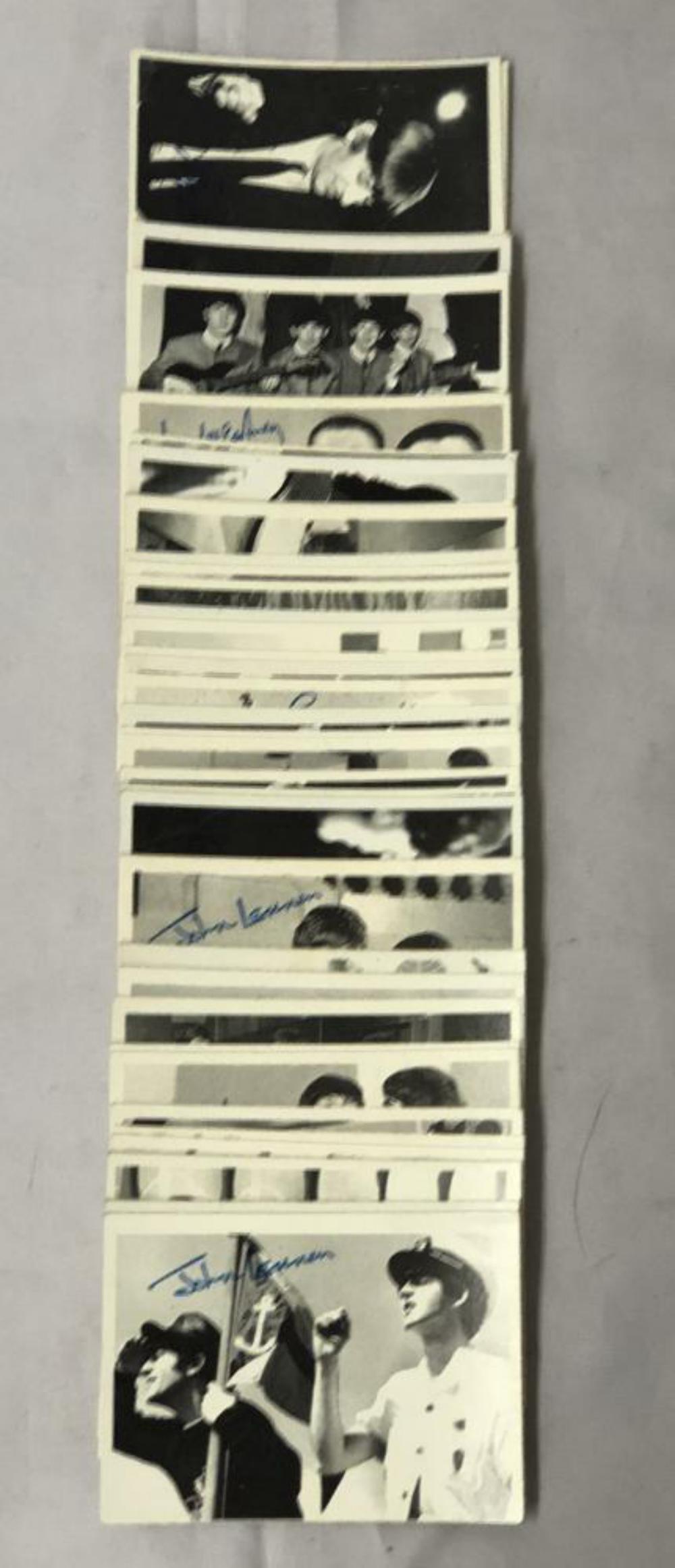 Beatles Trading Cards 2nd series Complete Set: Beatles Trading Cards 1st series Complete Set, black & white, 65 cards