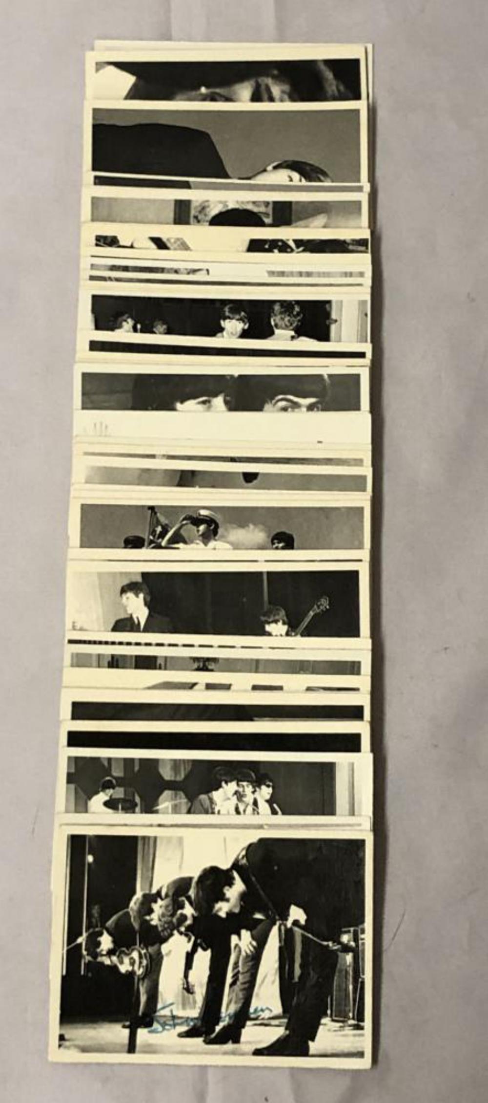 Beatles Trading Cards 3rd series Complete Set: Beatles Trading Cards 1st series Complete Set, black & white, 60 cards