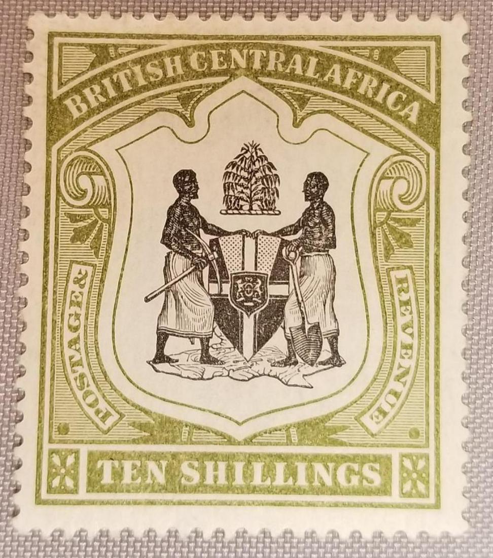 British Central Africa, 1900, 10sh Scott #54 (1 of 2)