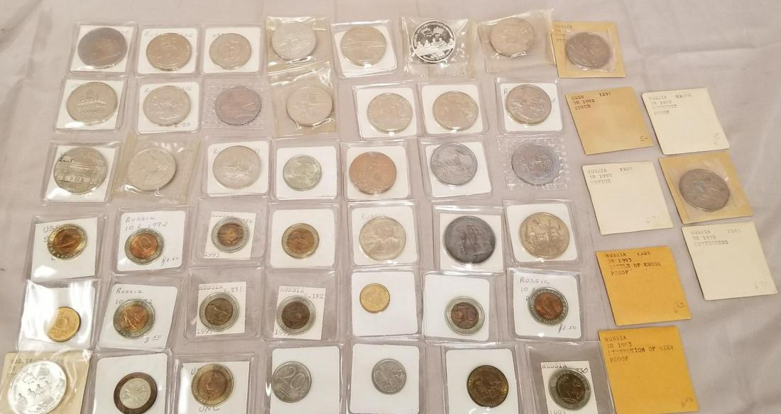 Lot of (50) Modern Russian Coins. (1 of 5)