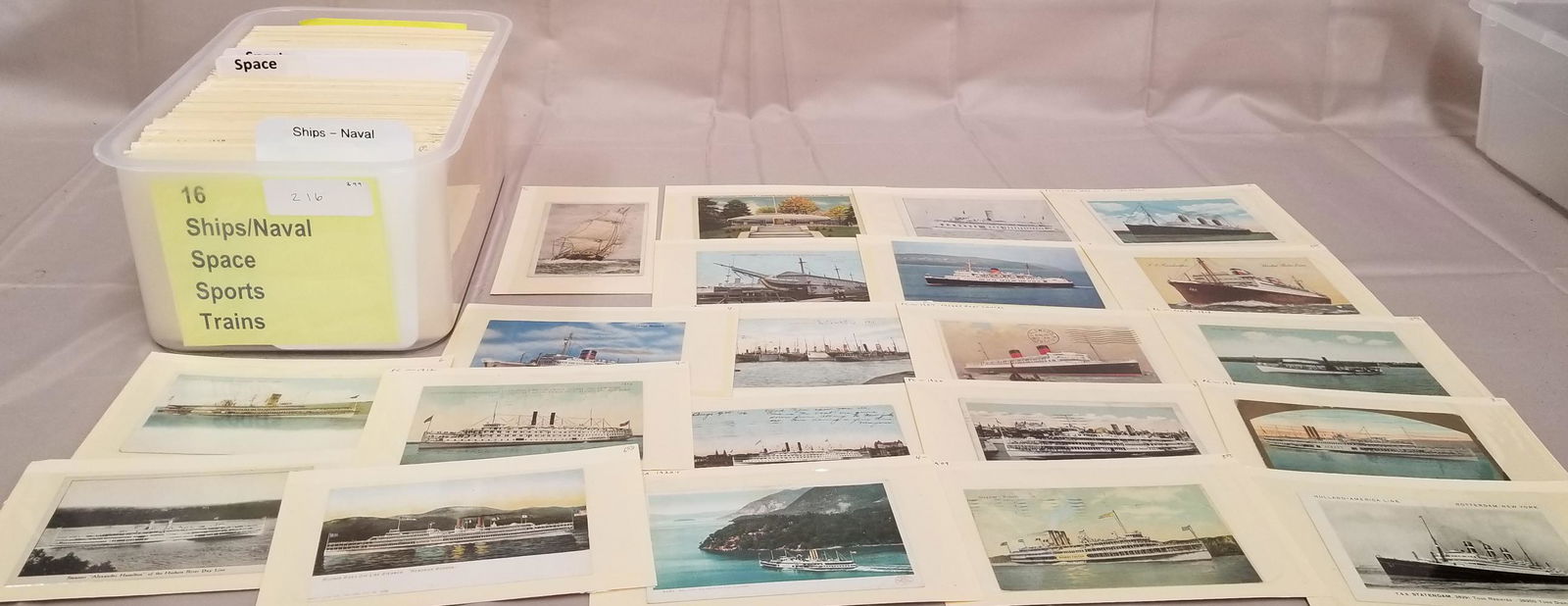 Postcard Lot Includes Naval/Space/Sports/Trains (1 of 5)