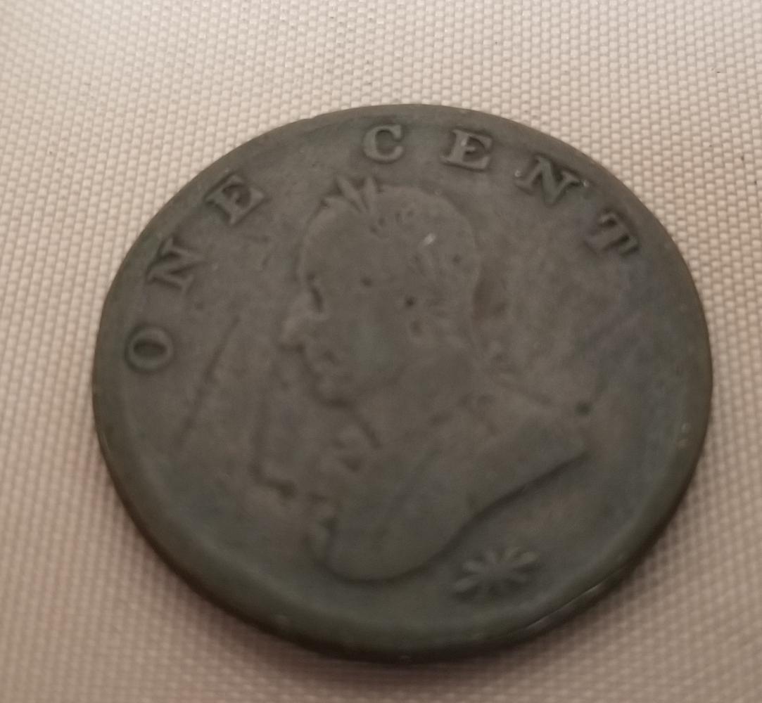 Undated 1C Washington Double Head Cent. (1 of 2)