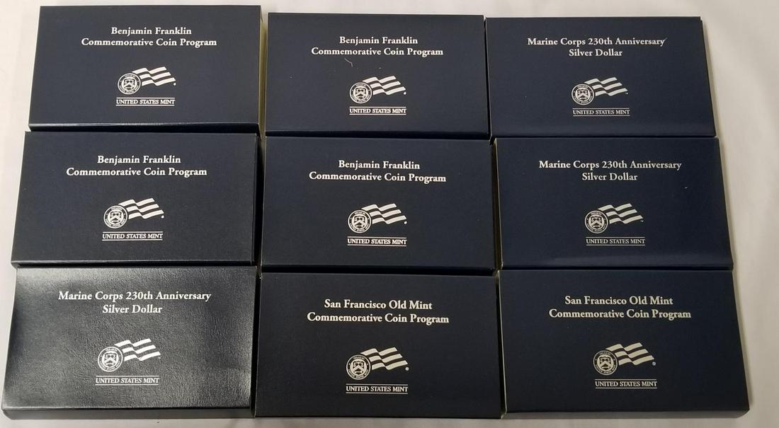 Lot of Commemorative Silver Coins. (1 of 4)