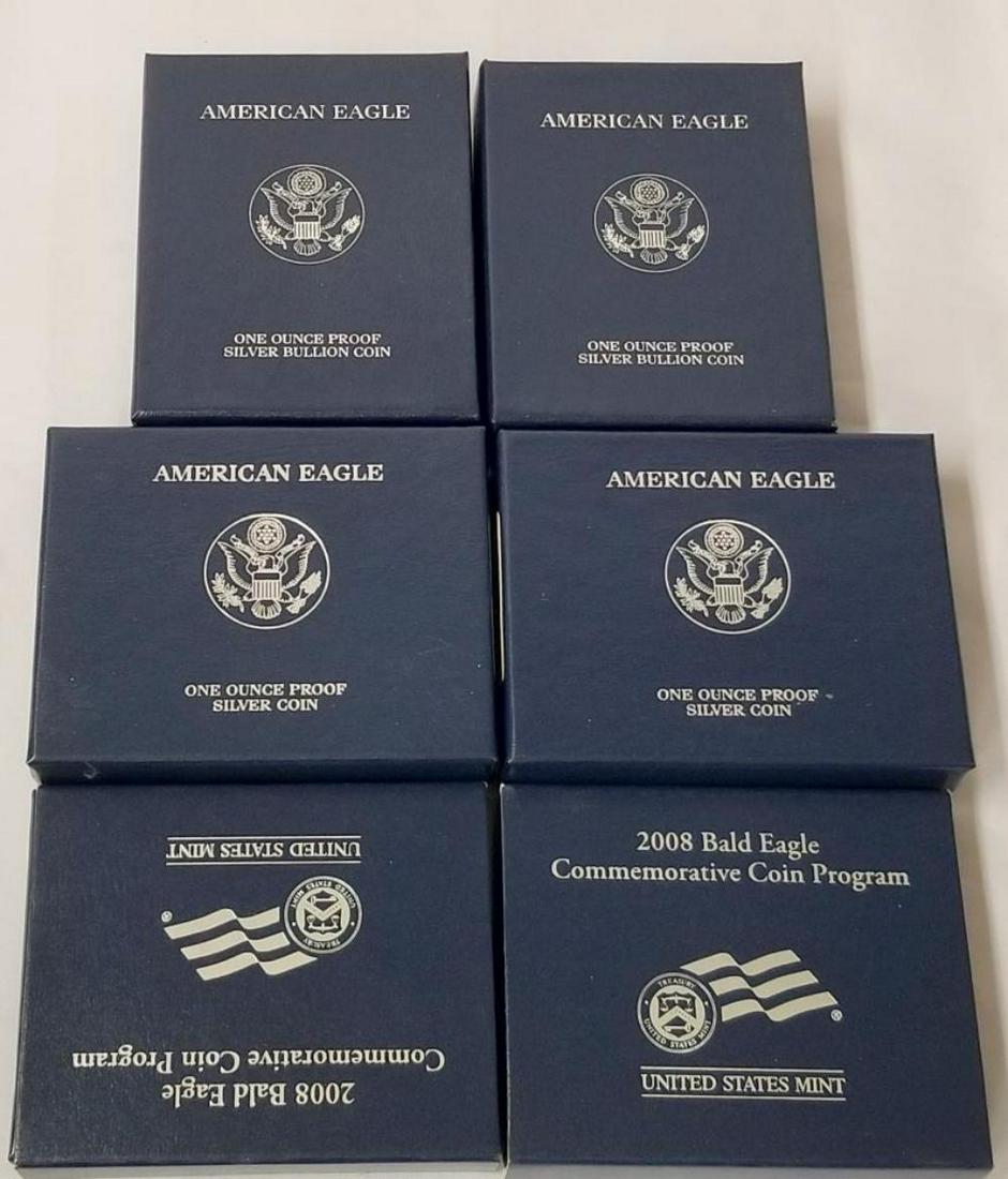 American Eagle Silver Proof Coin Lot. (1 of 4)