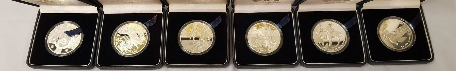 Russian Silver Commemorative Coin Lot. (6). (1 of 3)