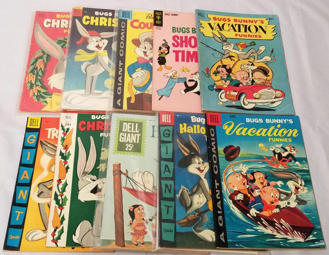 Dell Giant File Copy Comic Lot Bugs Bunny 0018 On Feb 23 22 Weiss Auctions In Ny