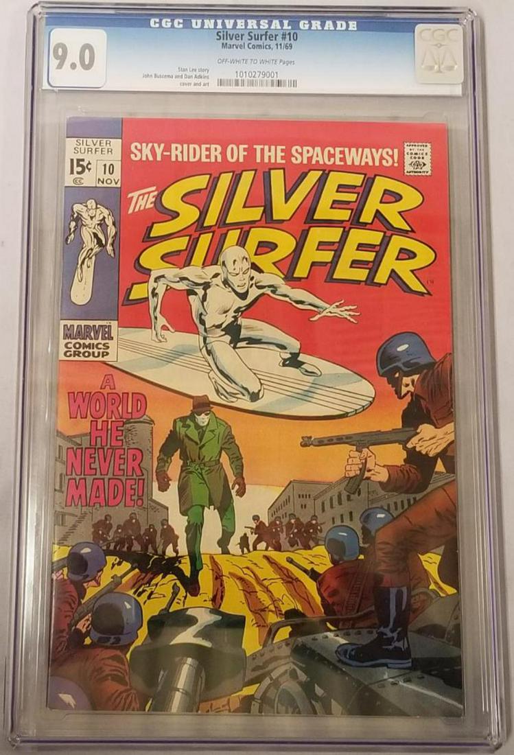 Marvel Silver Surfer #10 CGC 9.0 (Nov. 1969) (1 of 3)