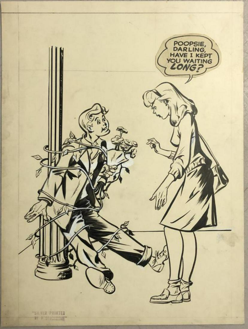 Original Cartoon Art. Poopsie. (1 of 1)