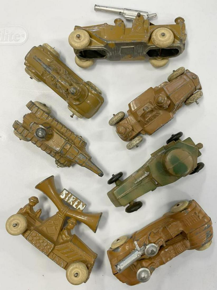 8 Dimestore Military Vehicles (1 of 5)
