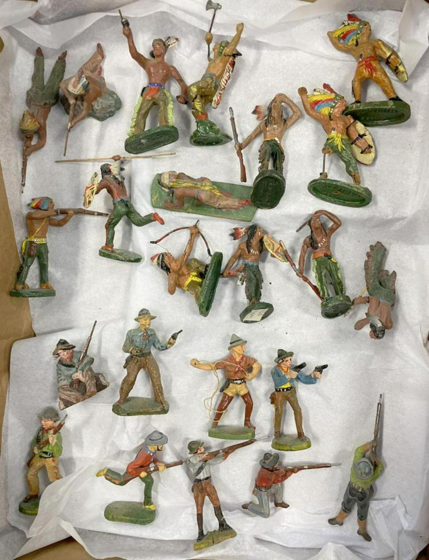 23 Elastolin Cowboys & Indians (1 of 5)