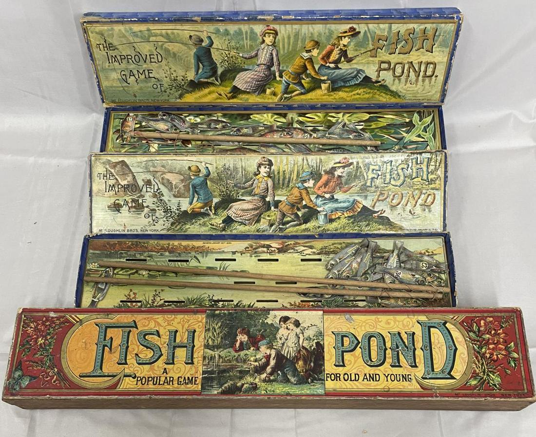 3 Early McLoughlin Fish Pond Games (1 of 4)