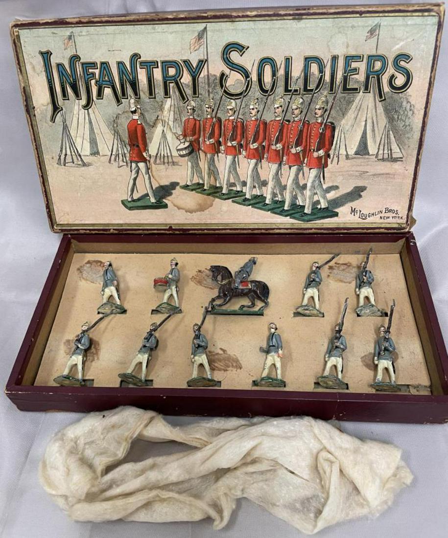 Unusual 1920s McLoughlin Infantry Soldiers (1 of 4)