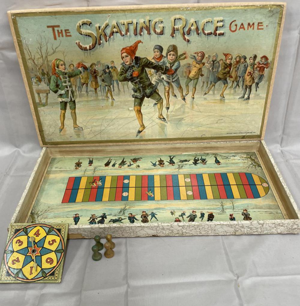 1898 Chaffee & Selchow The Skating Race Game (1 of 6)