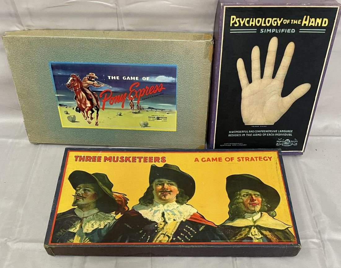 3 Vintage Board Games (1 of 4)