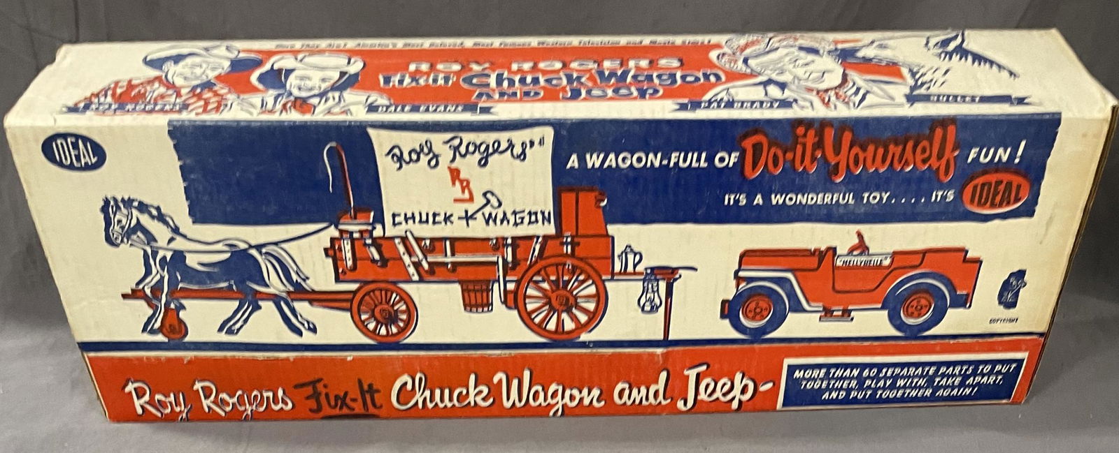 NMINT Boxed Ideals Roy Rogers Chuck Wagon & Jeep (1 of 5)