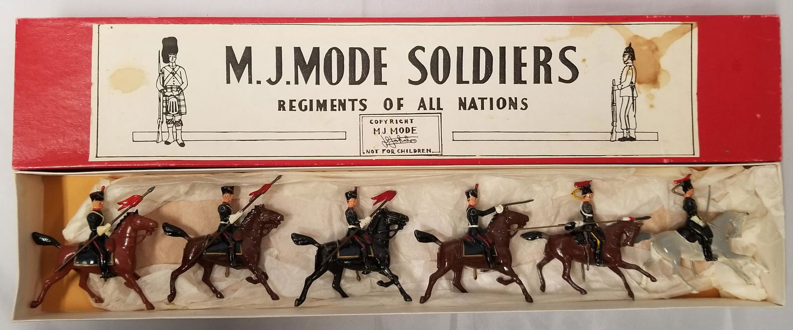 Britains Mounted Set of (6) Boxed. (1 of 4)
