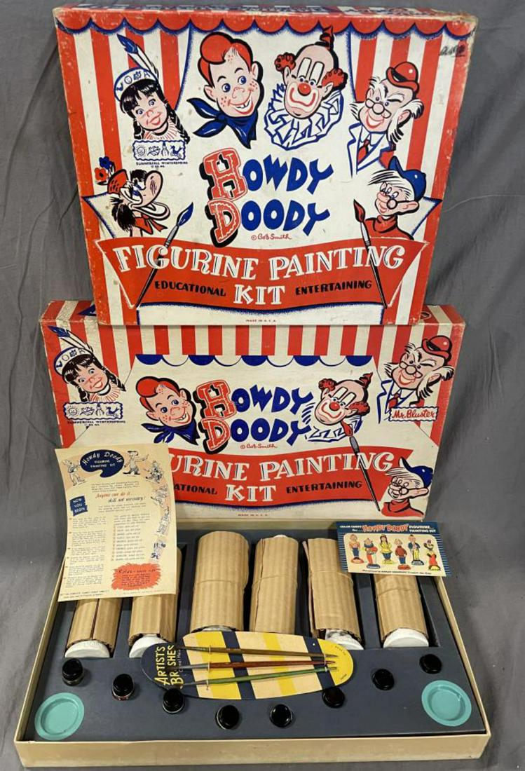 2 Larger Howdy Doody Figurine Painting Kits (1 of 3)