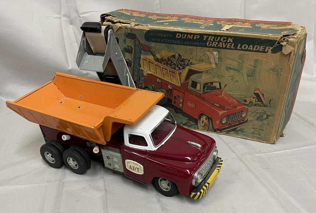 Unusual Boxed Alps Dump Truck & Gravel Loader (1 of 5)