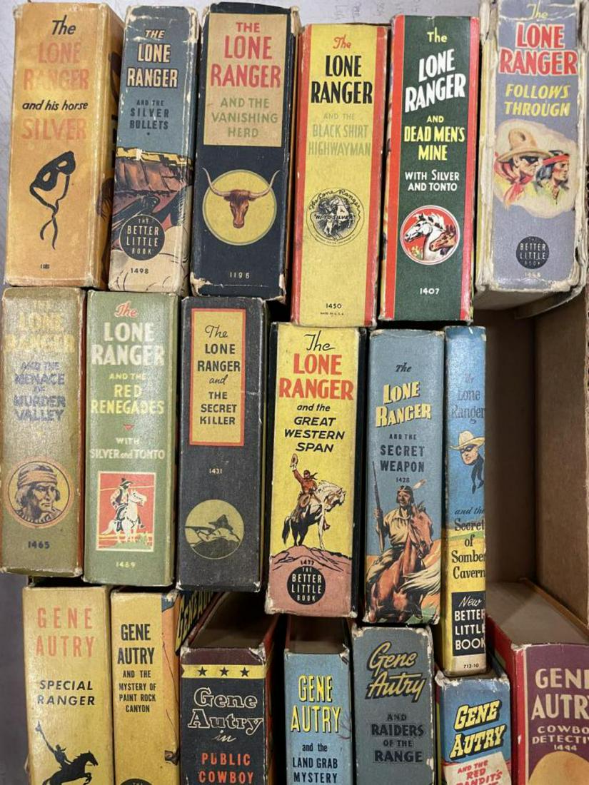 26 Lone Ranger & Gene Autry Big Little Books (1 of 2)