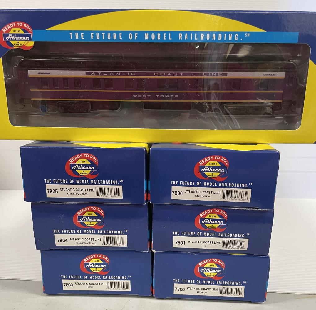 7 Athearn Ho Acl Passenger Cars