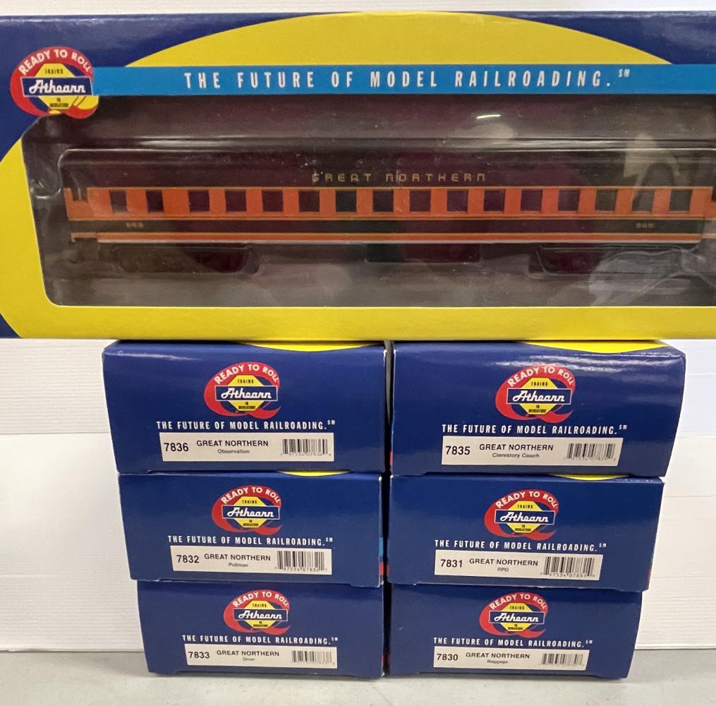 7 Athearn HO GN Heavyweight Cars (1 of 2)