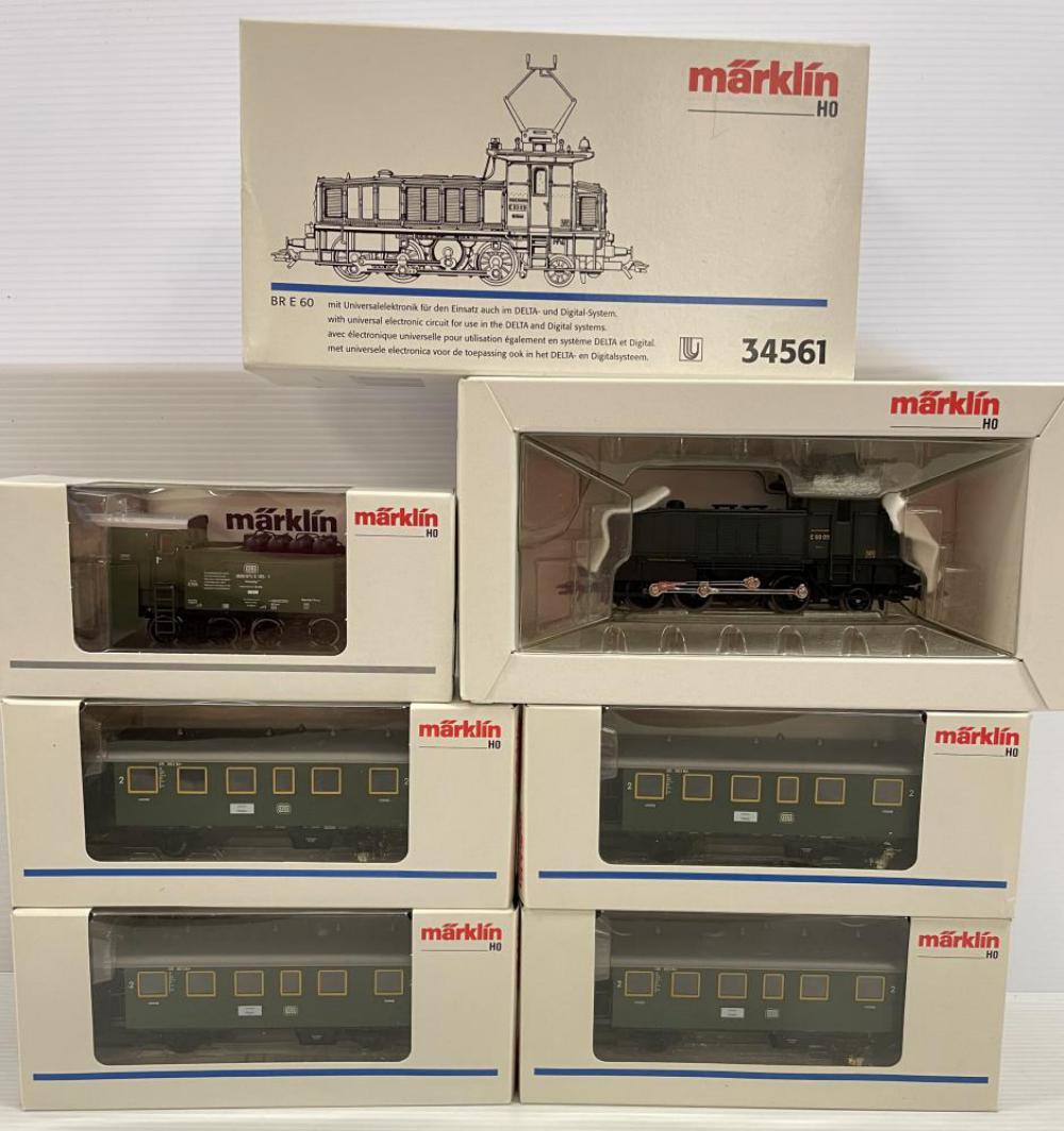 6pc Marklin HO DB Passenger Set with Plow (1 of 3)