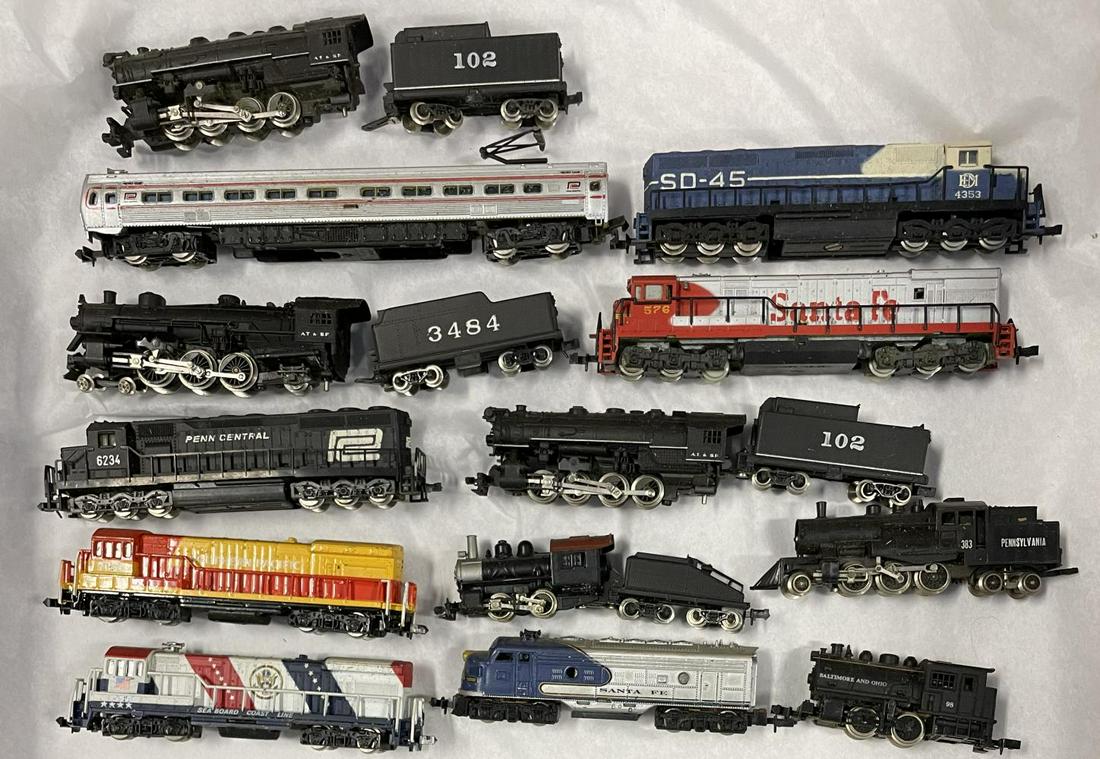 13 N Gauge Locomotives (1 of 3)