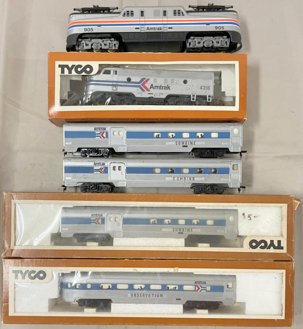 6pc Tyco HO Amtrak Lot (1 of 3)