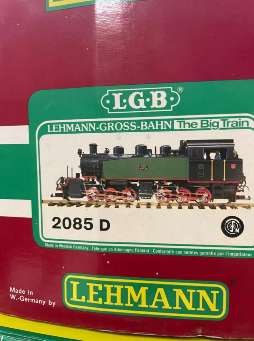 LGB G Gauge 2085 Mallett: Nice 0-6+6-0 tank loco. It shows light run time with box.