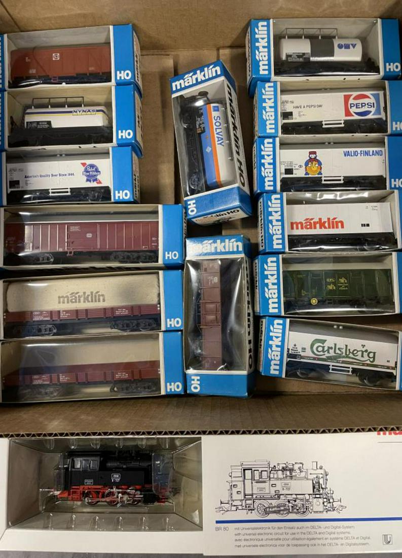 15pc Marklin HO Steam Freight Set (1 of 4)