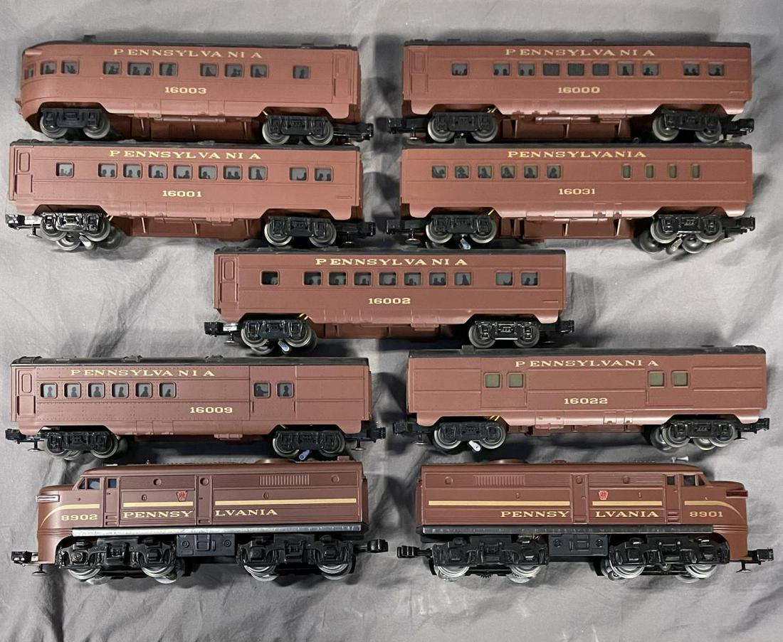9pc Lionel PRR Diesel Passenger Set (1 of 4)