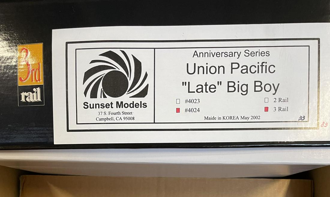 Sunset O Scale Brass UP Big Boy (1 of 2)