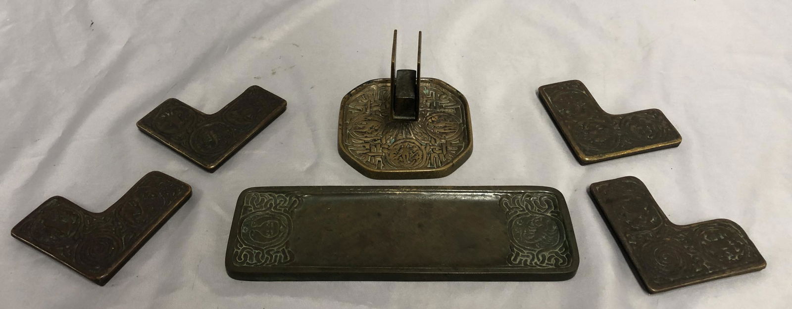 Tiffany Studios"Zodiac" Desk Grouping (1 of 9)