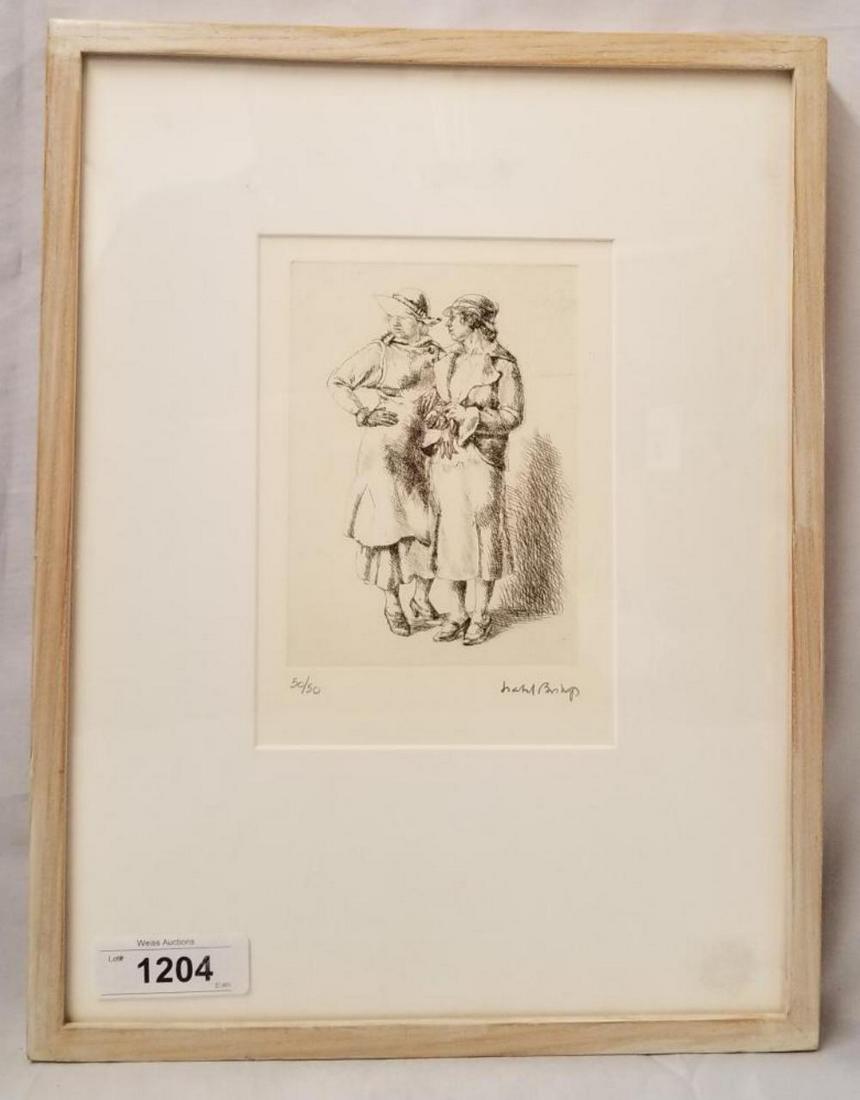 Isabel Bishop, "Spectators", Etching 1933 (1 of 5)