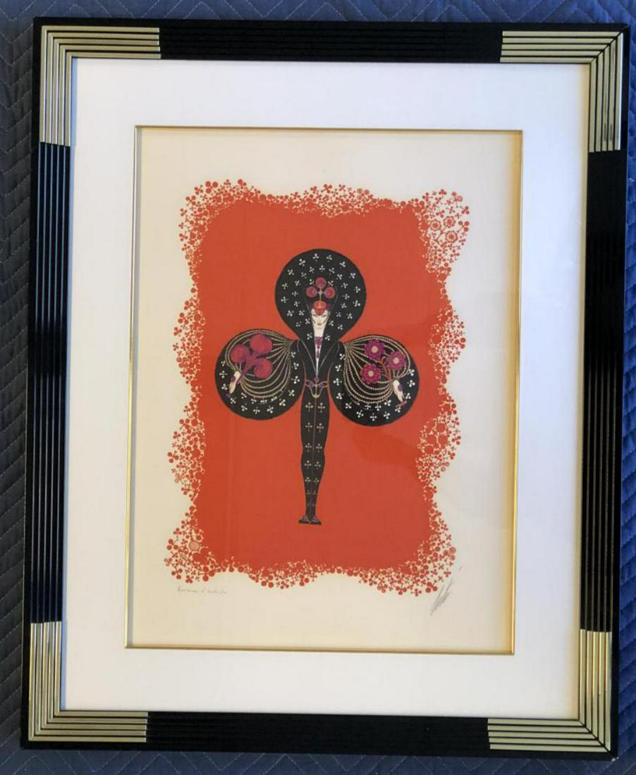 Erte, "Club" Signed Artist Proof Lithograph (1 of 4)
