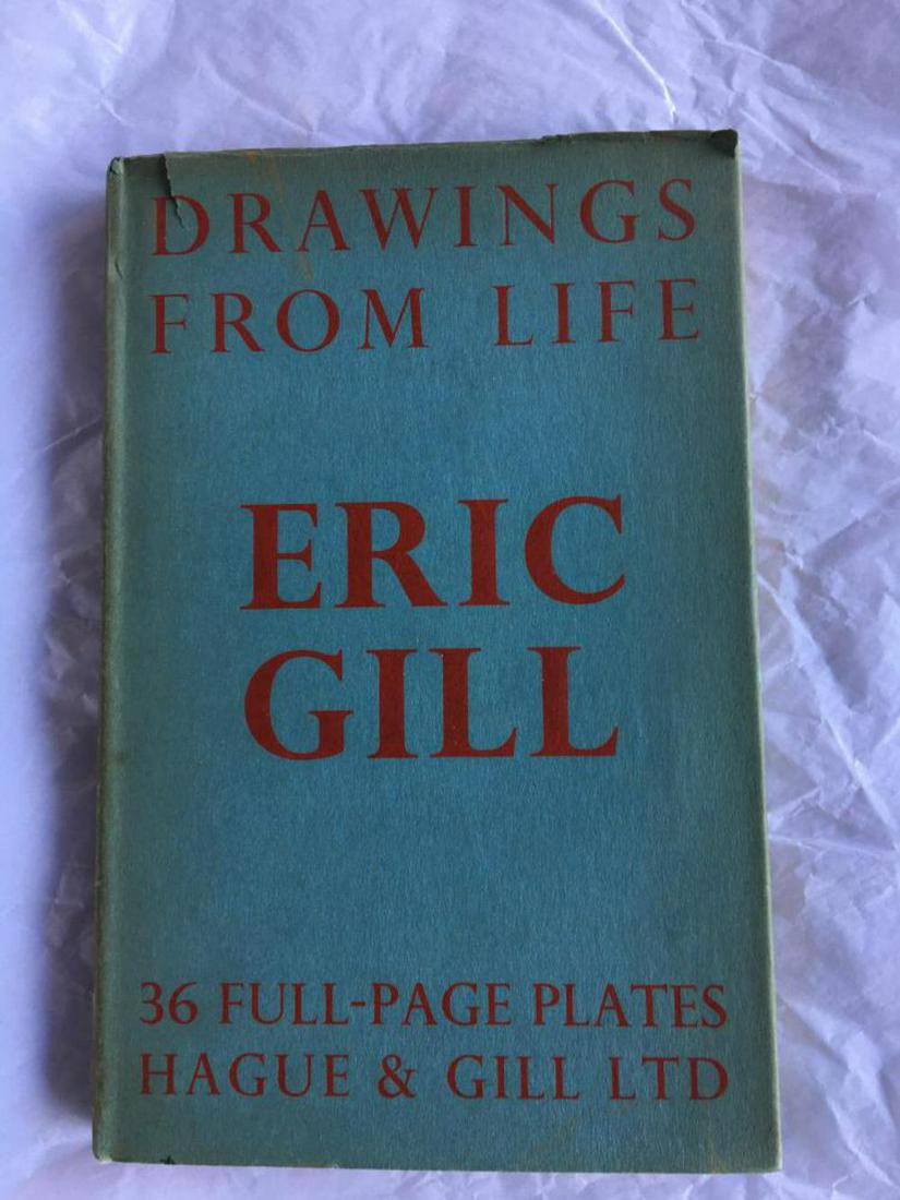 Eric Gill. "Drawings From Life". London 1940.: Fine copy in VG Dust Jacket